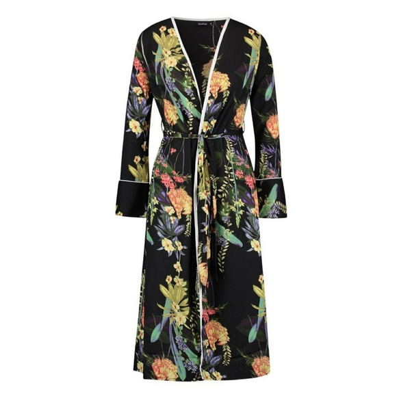 BOOHOO Belted Kimono - Picture 3 of 5